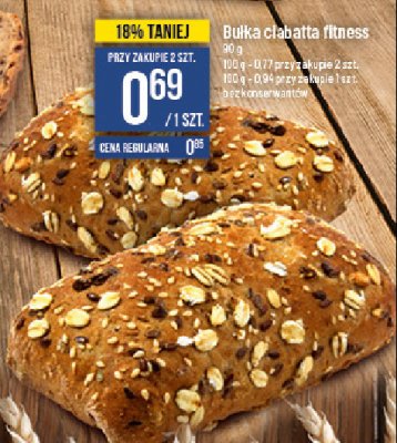 Bułka ciabatta fitness promocja