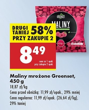 Maliny Greenset promocja