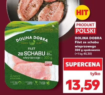 Filet ze schabu wieprzowego 300 g promocja w Kaufland