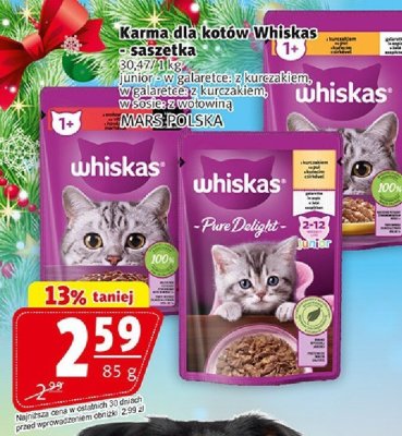 Karma dla kotów Whiskas - saszetka promocja w Prim Market