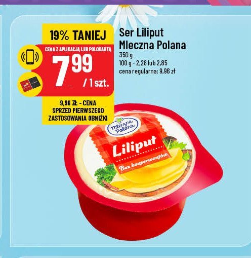 Ser liliput Mleczna polana promocja