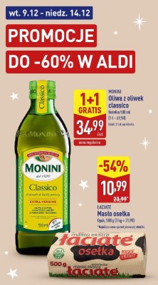 Oliwa z oliwek classico Monini promocja w Aldi