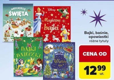 Bajki, baśnie, opowiastki różne tytuły promocja w Carrefour