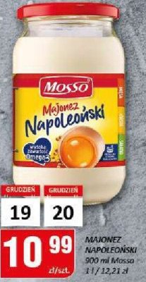 Majonez Napoleoński Mosso promocja w Chorten