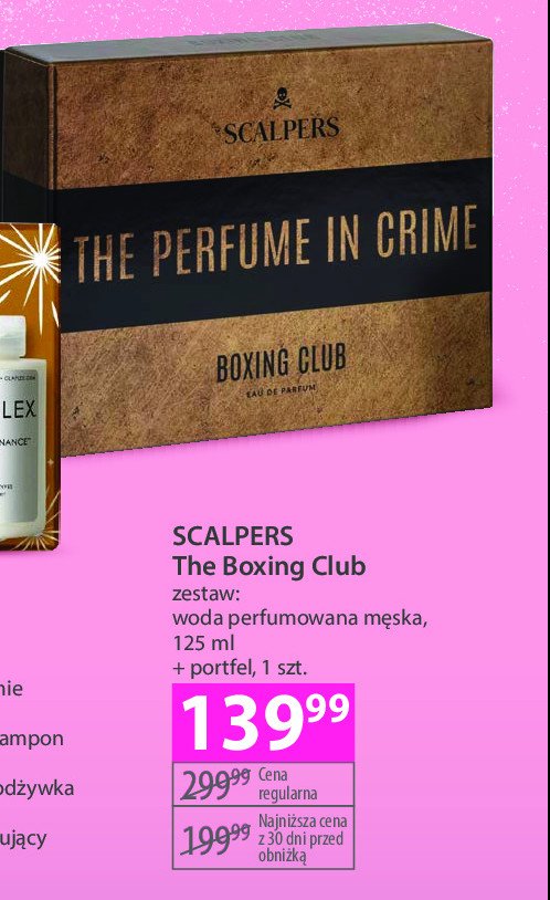 Zestaw w pudełku the boxing club: woda perfumowana 125 ml + portfel Scalpers man promocja