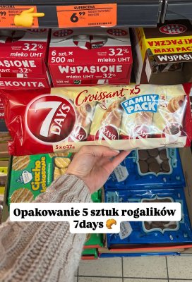 Rogaliki Croissant Family Pack 5x37g promocja w Biedronka