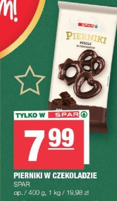 Pierniki w czekoladzie SPAR promocja w SPAR