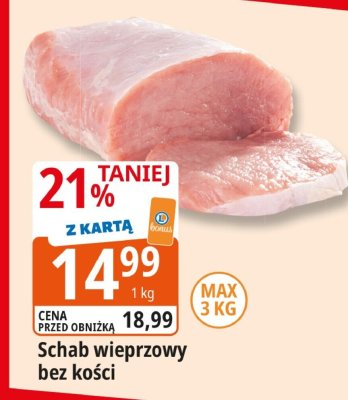 Schab wieprzowy bez kości promocja w Leclerc