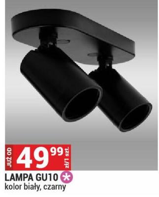 Lampa GU10 kolor biały, czarny promocja w Merkury Market