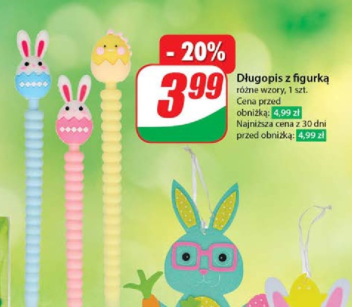 Długopis żelowy z figurką promocja w Dino