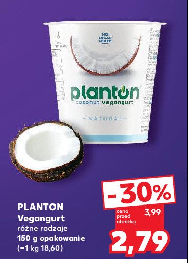 Jogurt naturalny Planton (żywność) promocja w Kaufland