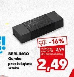 Gumka prostokątna BERLINGO promocja