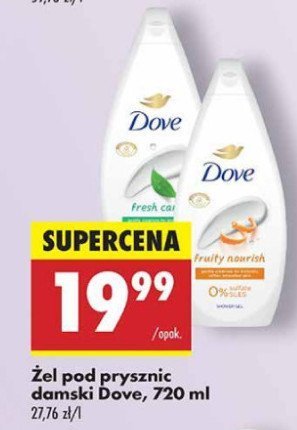 Żel pod prysznic fresh care Dove promocja