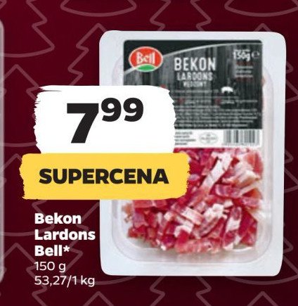 Bekon lardons wędzony Bell polska promocja