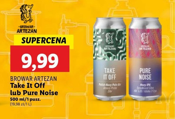 Piwo Browar artezan pure noise promocja