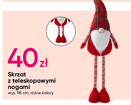 Skrzat na teleskopowych nogach 98 cm promocja