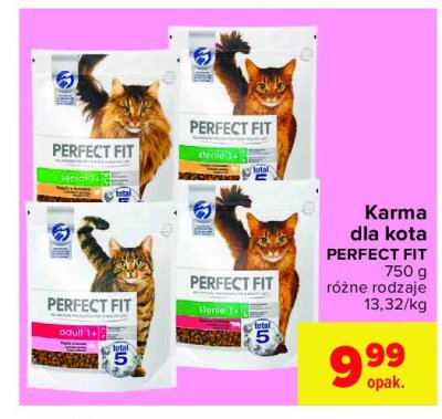 Karma dla kota pro sterile kurczak Perfect fit promocja