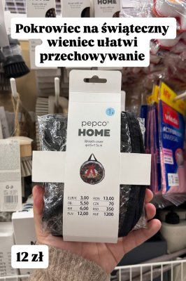 Pokrowiec na świąteczny wieniec  promocja w Pepco