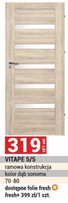 Drzwi VITAPE 5/5 ramowa konstrukcja promocja w Merkury Market