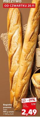 Bagietka pszenna duża 405 g promocja w Kaufland