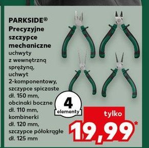 Szczypce do mechaniki precyzyjnej Parkside promocja