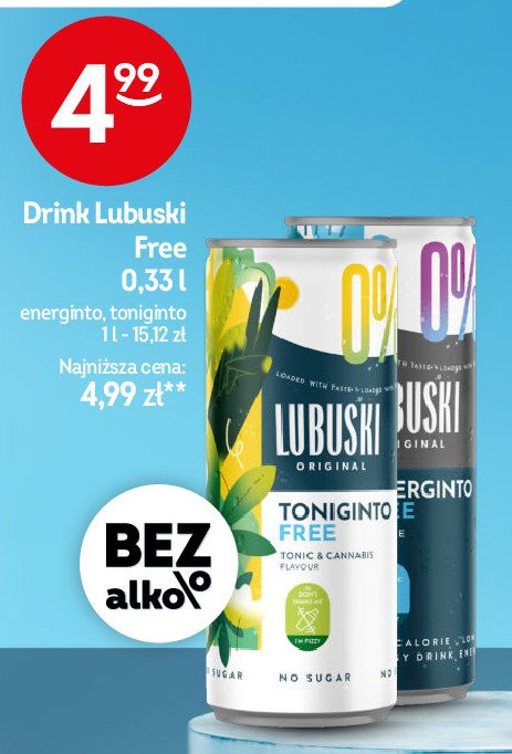 Drink toniginto Lubuski promocja