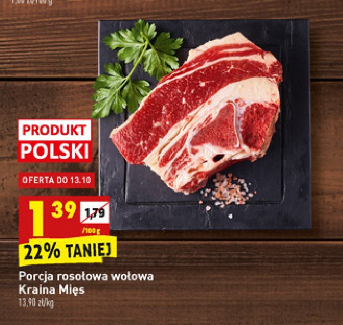 Porcja rosołowa wołowa Kraina mięs promocja