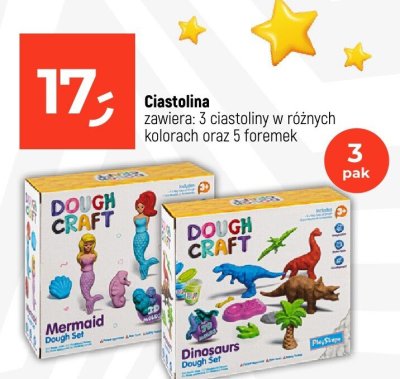 Ciastolina Dough Craft - zestaw 3 pak promocja w Dealz