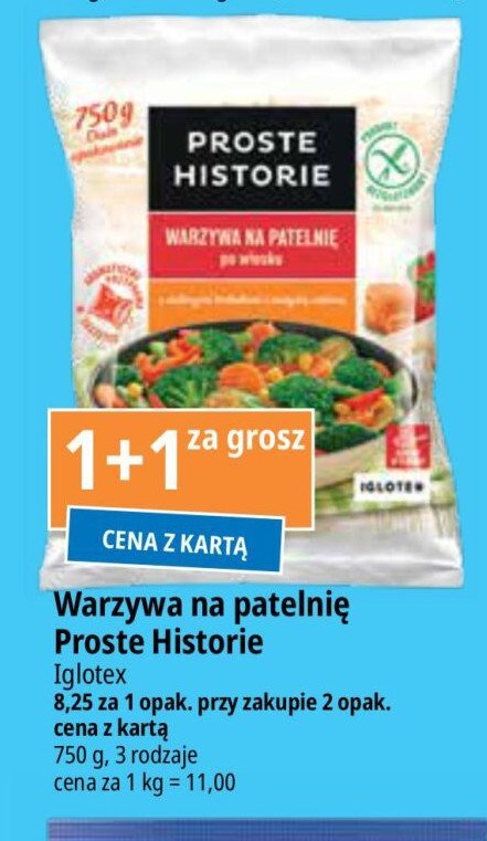 Warzywa na patelnię po włosku Iglotex proste historie promocja