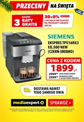Ekspres do kawy promocja w Media Expert