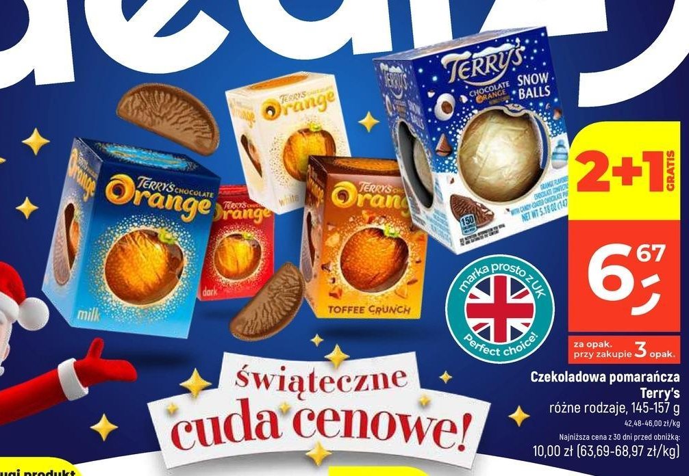 Pomarańcza czekoladowa toffee crunch Terry's promocja w Dealz