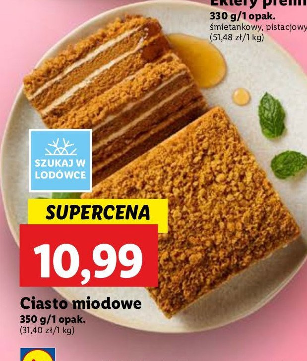 Ciasto miodowe promocja