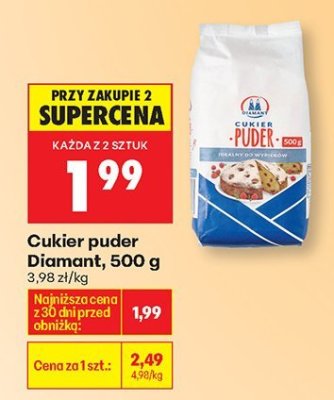 Cukier puder, 500 g promocja w Biedronka