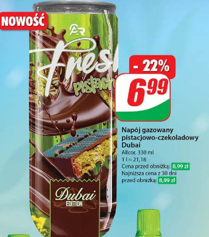 Nap贸j pistacjowy promocja