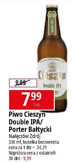 Piwo Cieszyn double ipa promocja