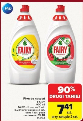 Płyn do naczyń FAIRY 900 ml promocja w Carrefour