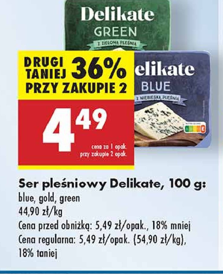 ser pleśniowy green Delikate promocja