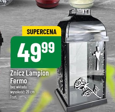 Znicz lampion fermo 29 cm promocja