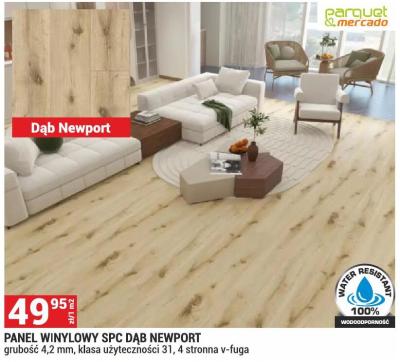 Panel winylowy SPC Dąb Newport promocja w Merkury Market