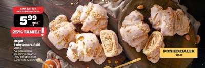 Rogal świętomarcinski promocja w Netto