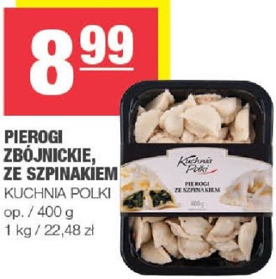 Pierogi Zbójnickie, ze Szpinakiem KUCHNIA POLSKI promocja w SPAR
