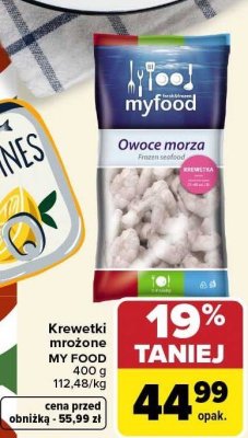 Krewetki promocja w Carrefour Market