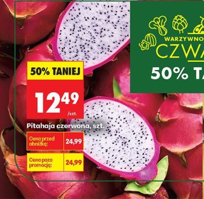Pitahaja czerwona promocja w Biedronka