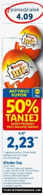 Jajko z niespodzianką Kinder promocja