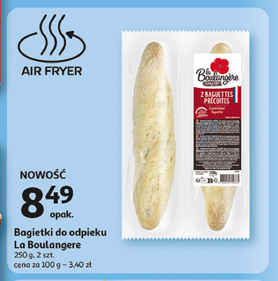 Bagietka pszenna La boulangere promocja w Auchan