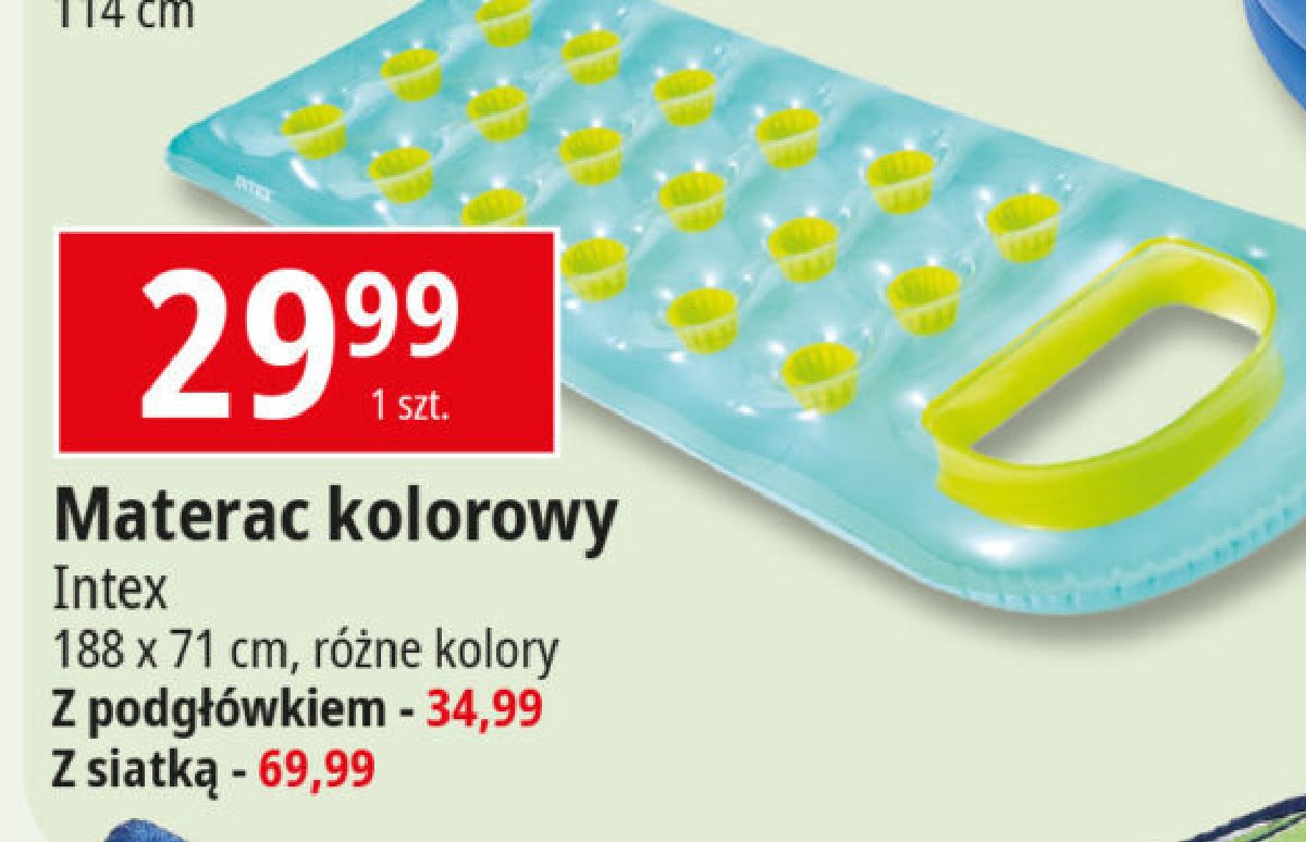 Materac dmuchany 188 x 71 cm Intex promocja