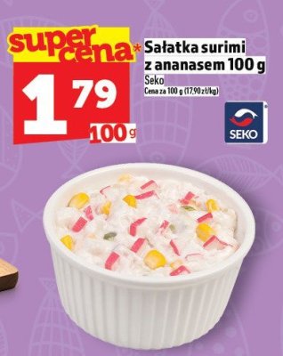 Sałatka surimi cananaserio 100 g promocja w TOPAZ