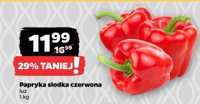Papryka słodka czerwona Netto promocja
