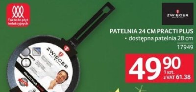 Patelnia 24 cm Practi Plus promocja w Selgros