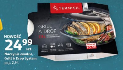 Naczynie żaroodporne grill & drop owalne 2.9 l Termisil promocja